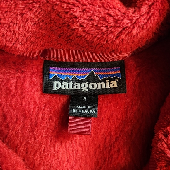 Patagonia ReTool Snap-T Polartec Pullover Fleece Red Women’s Size S - Picture 12 of 16